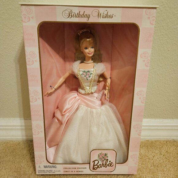 NRFB 1998 COLLECTOR EDITION MATTEL BIRTHDAY WISHES 1st SERIES BARBIE DOLL 21128